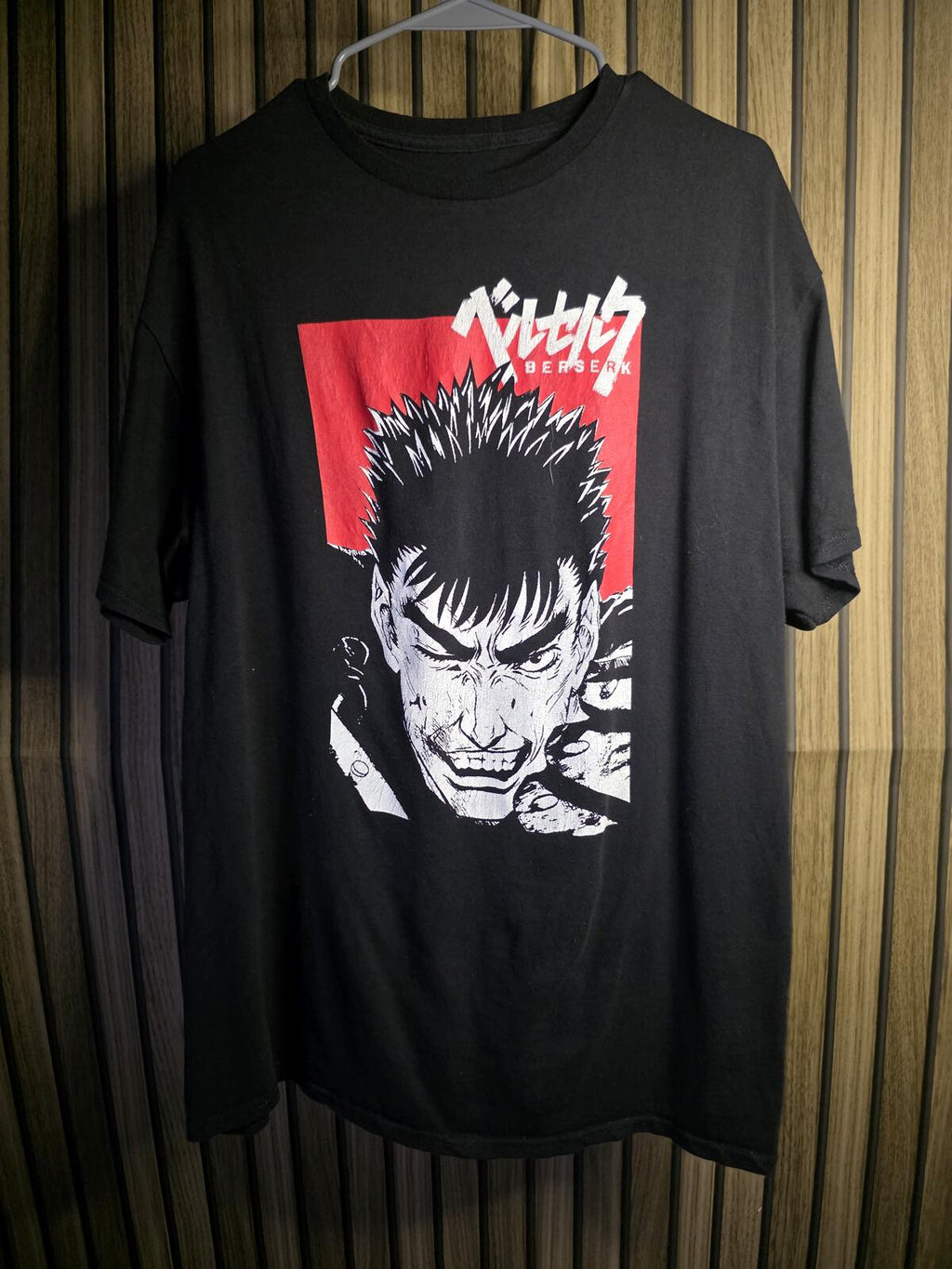 Berserk Graphic T-Shirt Black Manga Anime Size L