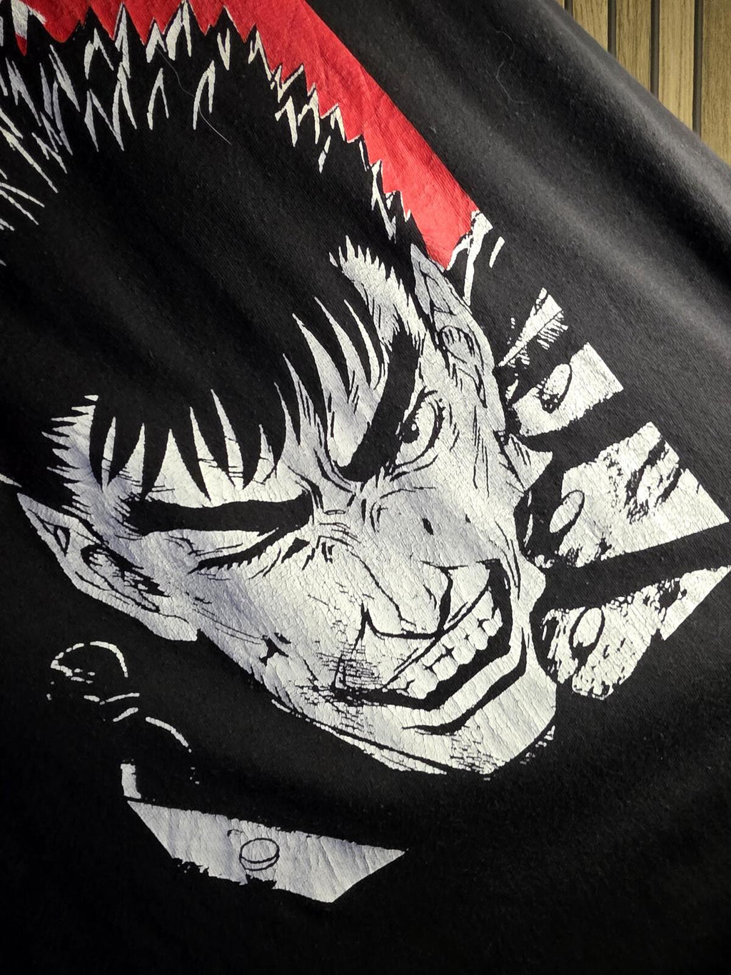 Berserk Graphic T-Shirt Black Manga Anime Size L