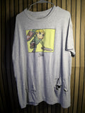 The Legend of Zelda Graphic Distressed Grey T-Shirt Size XL