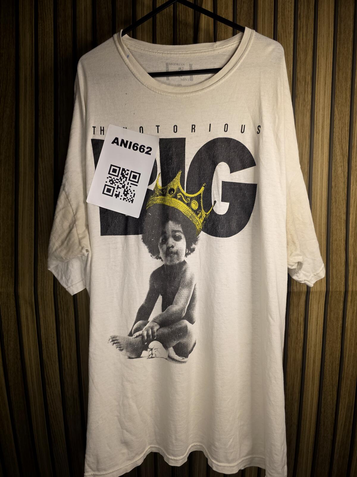 The Notorious B.I.G. Graphic T-Shirt White Size L