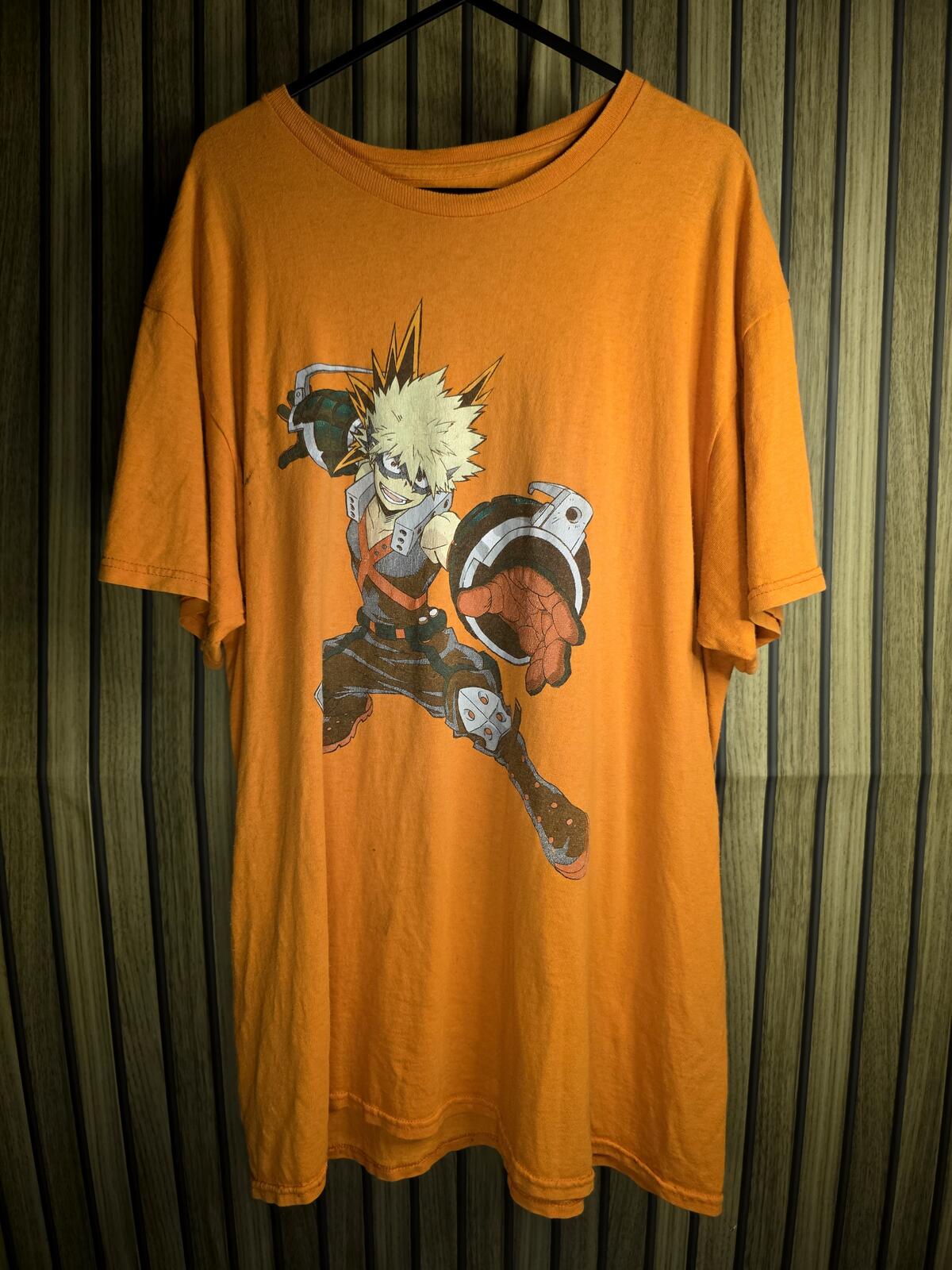 Funimation My Hero Academia Bakugo Graphic T-Shirt Orange Large