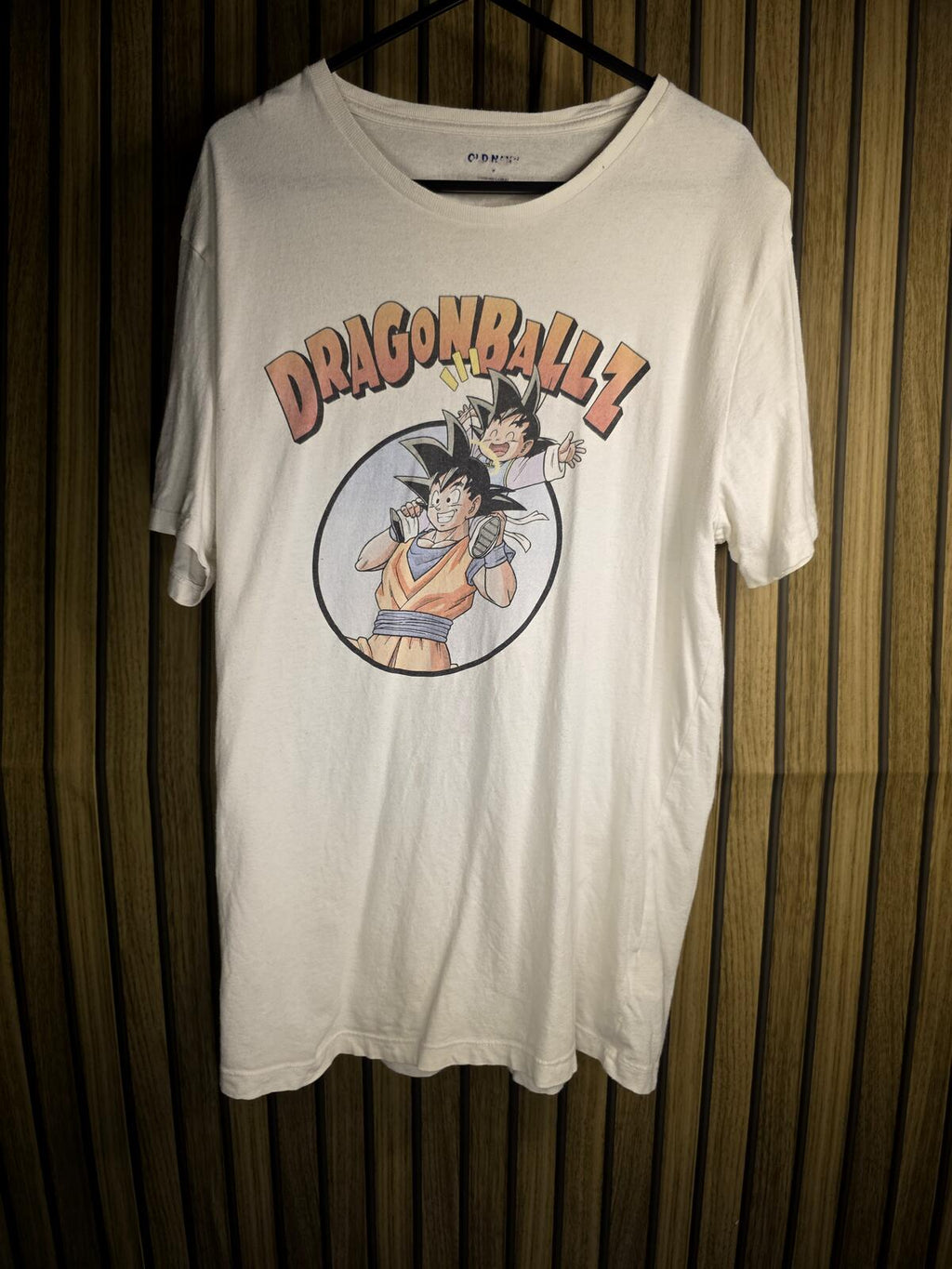 Old Navy Dragon Ball Z Graphic T-Shirt White Small