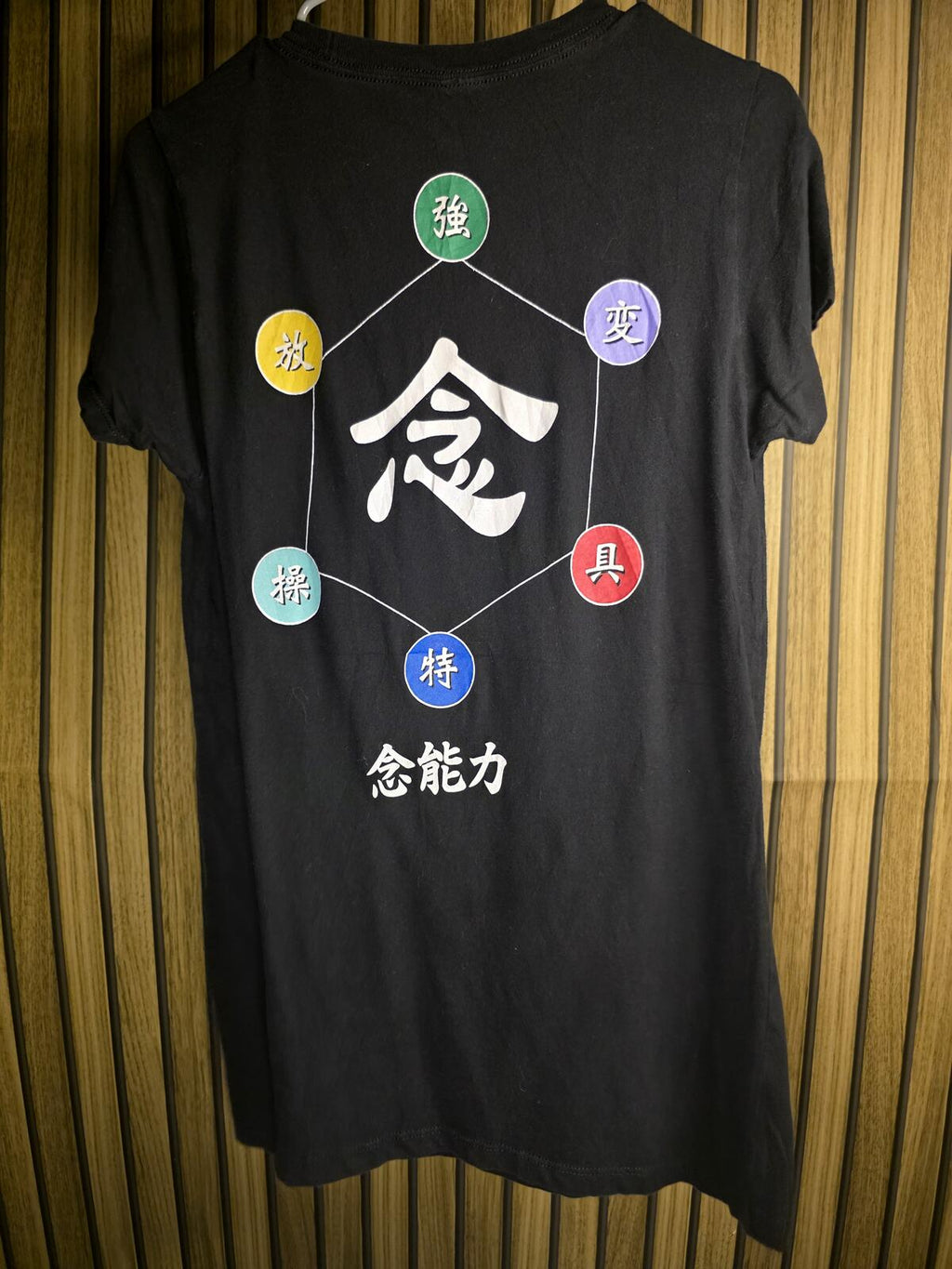 Hunter x Hunter Anime Graphic T-Shirt Black Size Medium
