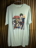 My Hero Academia Graphic T-shirt Mint Green Size L