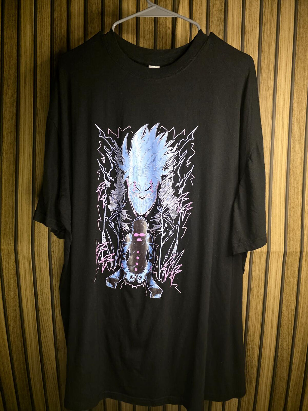 Dandadan Okarun Black Graphic T-Shirt with Electric Character Design 3XL
