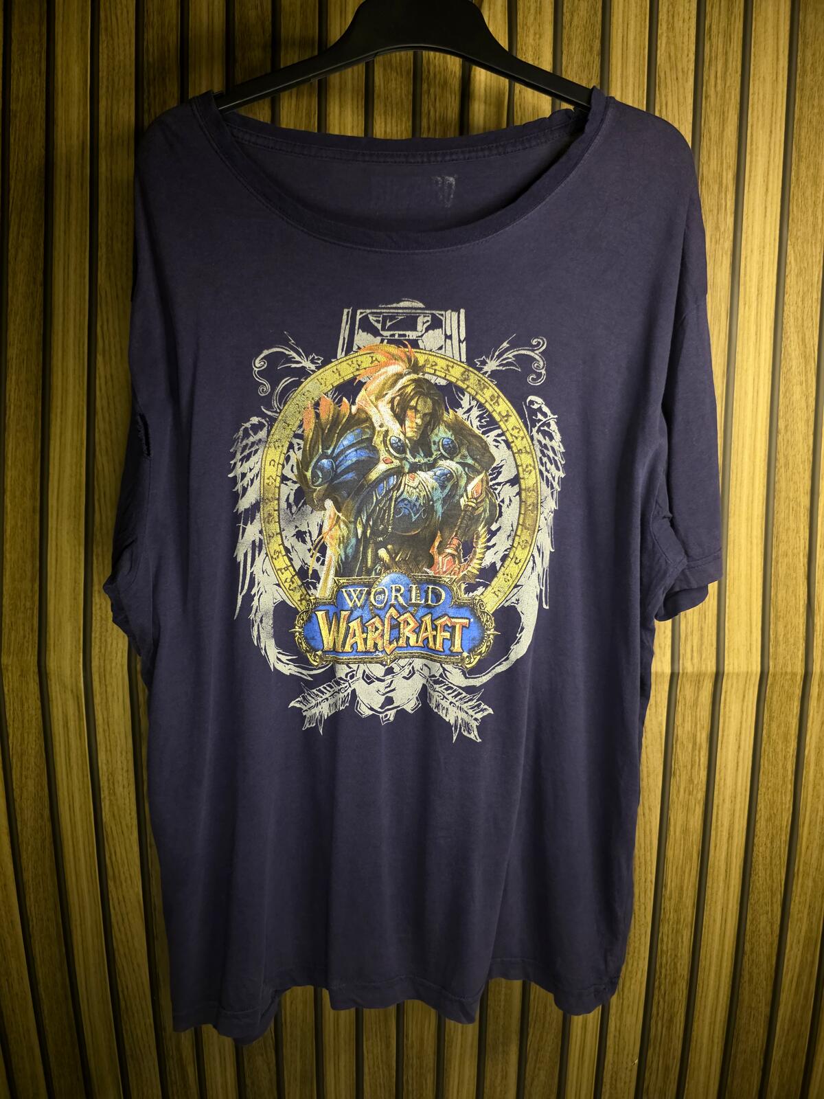 World of Warcraft Graphic T-Shirt Blue Size Regular XXL