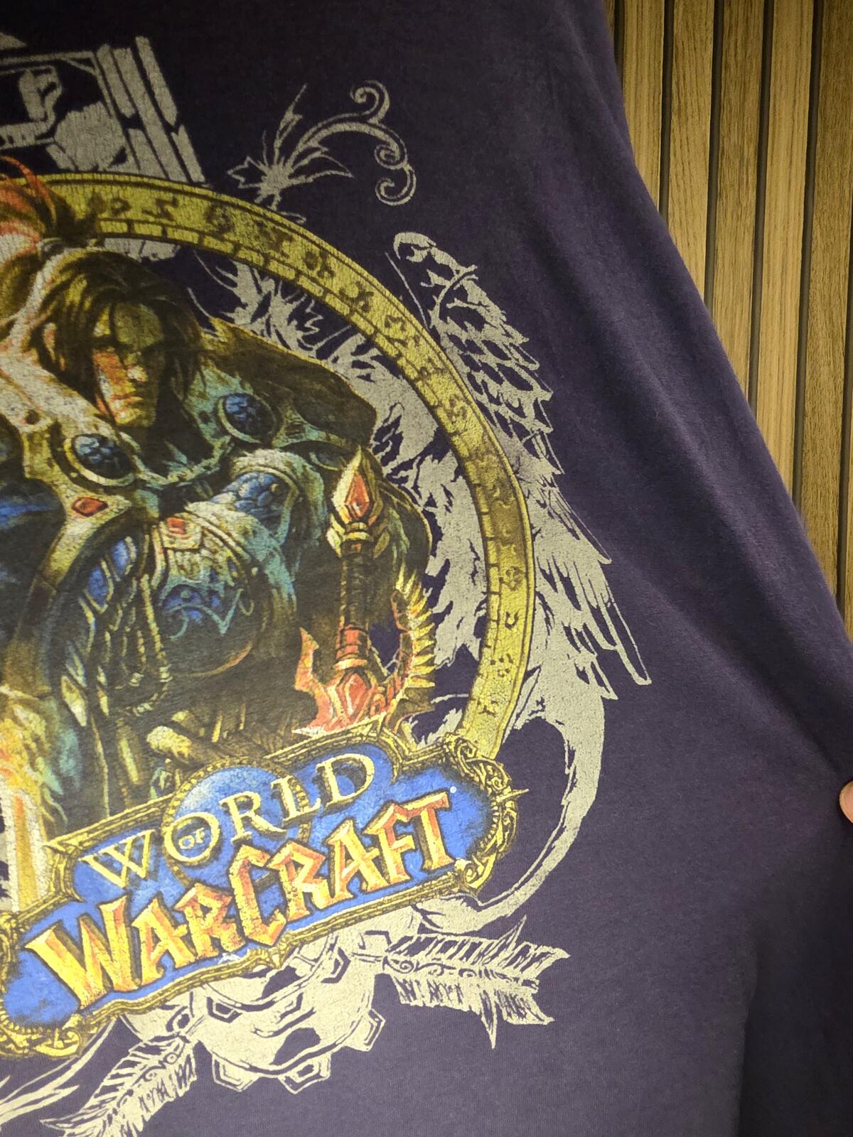 World of Warcraft Graphic T-Shirt Blue Size Regular XXL