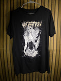 Get Lost Perv Black Graphic T-Shirt Size Large