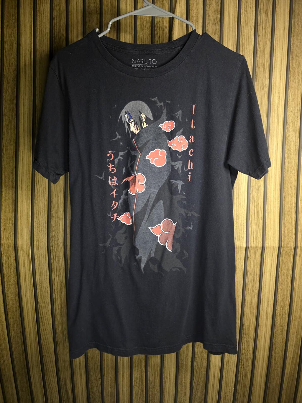Naruto Shippuden Itachi T-Shirt Black Size S