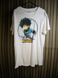My Hero Academia T-shirt Midoriya Izuku Graphic White Cotton M