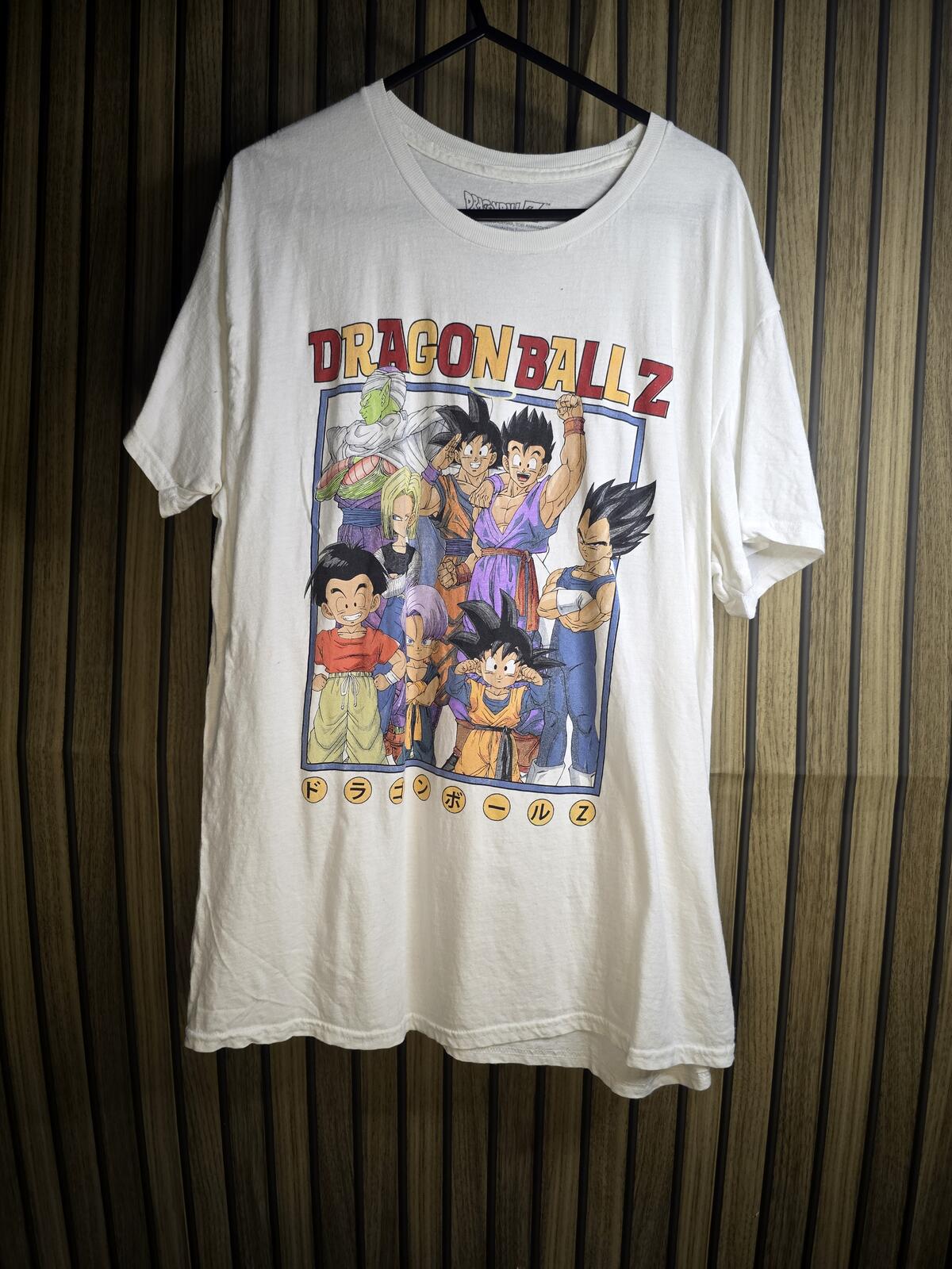 Dragon Ball Z Graphic T-Shirt White Size L