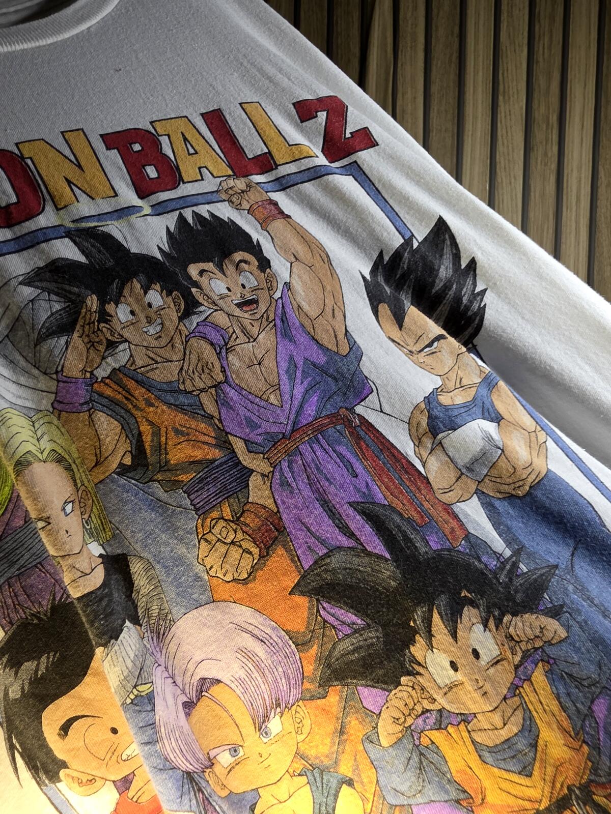 Dragon Ball Z Graphic T-Shirt White Size L