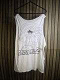 Dragon Ball Z Sleeveless Graphic Tank Top White Medium