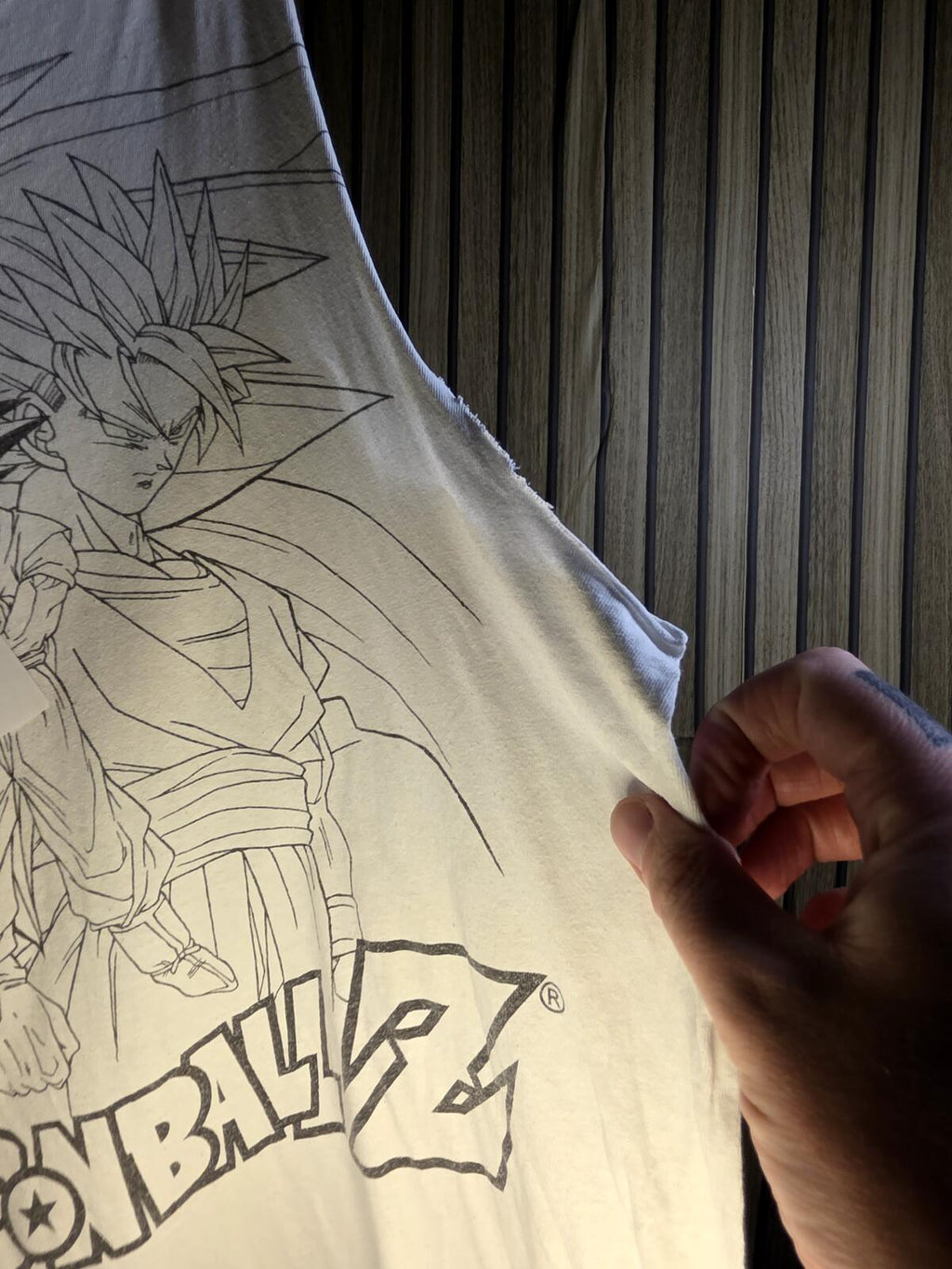 Dragon Ball Z Sleeveless Graphic Tank Top White Medium