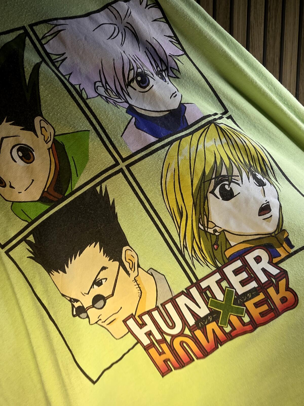 Hunter x Hunter Anime Graphic T-Shirt Green XL