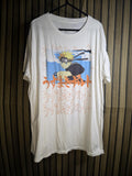 Naruto Shippuden Graphic T-Shirt Orange Blue Regular Large