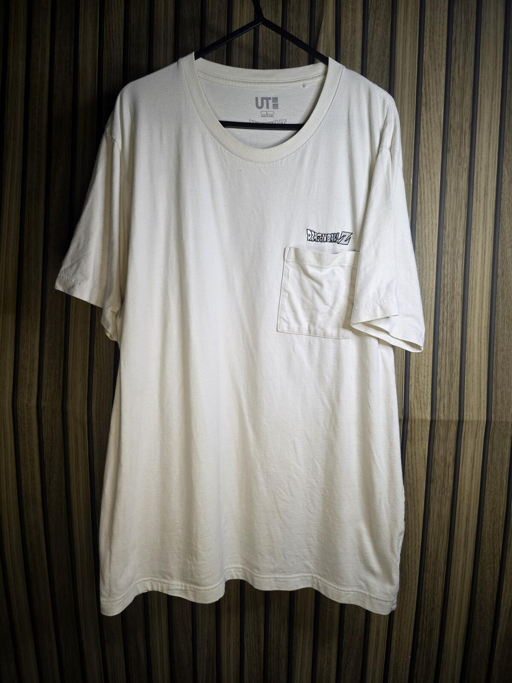 Uniqlo Dragon Ball Z T-Shirt Cream Size L