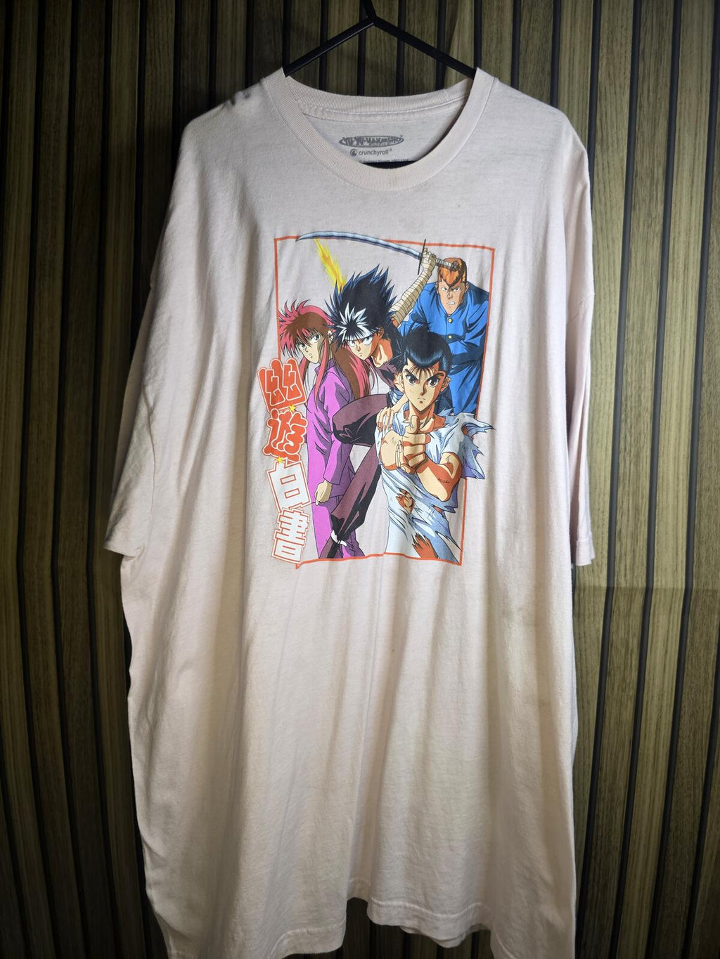 Yu Yu Hakusho Anime Graphic T-shirt White 3XL