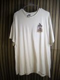 Dragon Ball Z T-Shirt with Anime Character Print Cream XL
