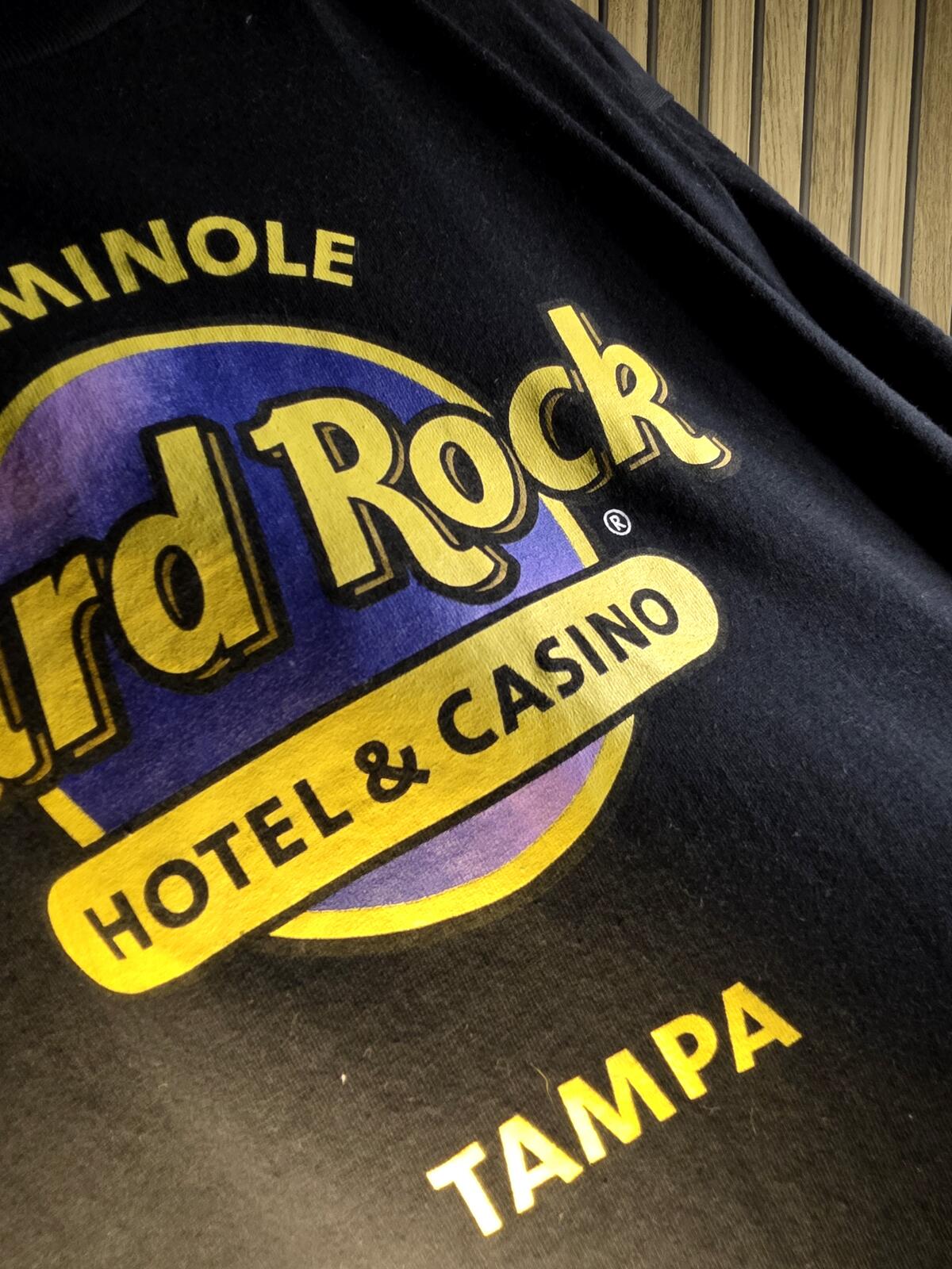 Hard Rock Seminole Hotel and Casino Tampa Graphic T Shirt Black XL