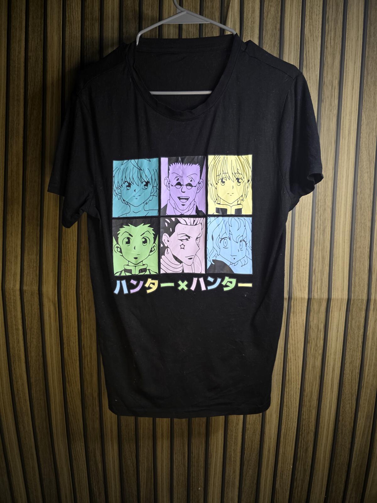 Hunter x Hunter Anime T Shirt Black XS