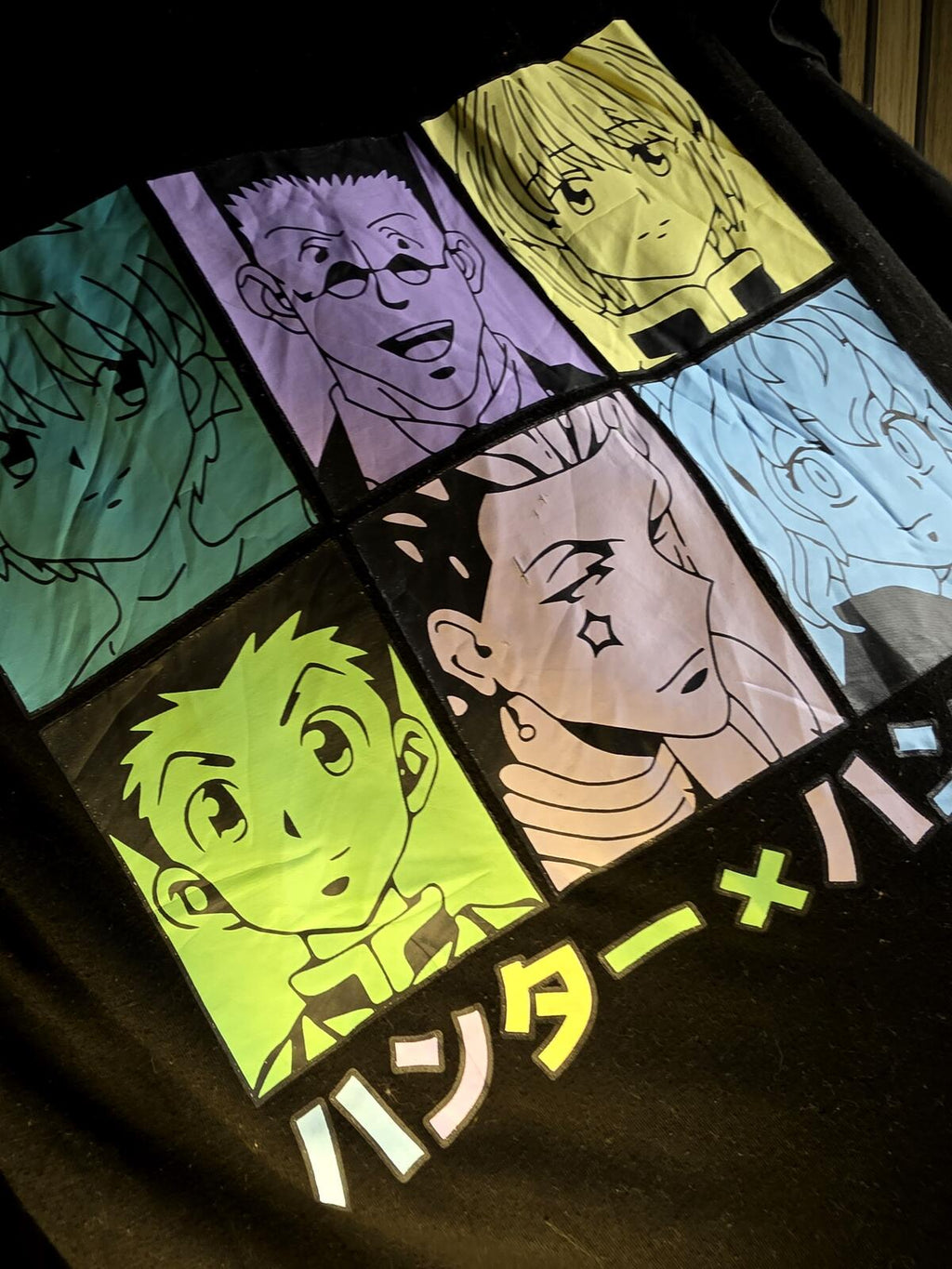 Hunter x Hunter Anime T Shirt Black XS