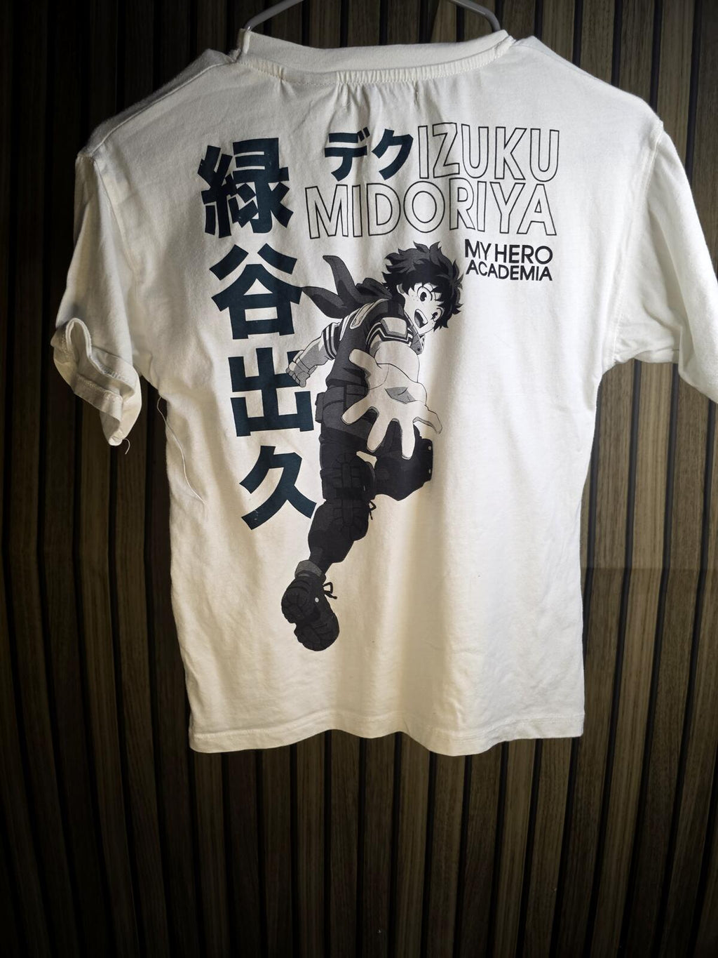 My Hero Academia Izuku Midoriya Graphic T-Shirt White Size 8-9
