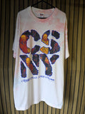Crosby, Stills, Nash & Young 2000 Tour Graphic T-shirt Pink Tie-Dye Size L