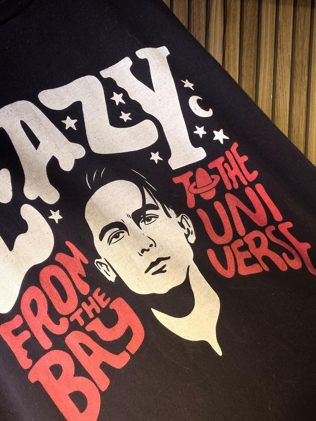 G-Eazy From the Bay to the Universe Graphic T-Shirt Black Large