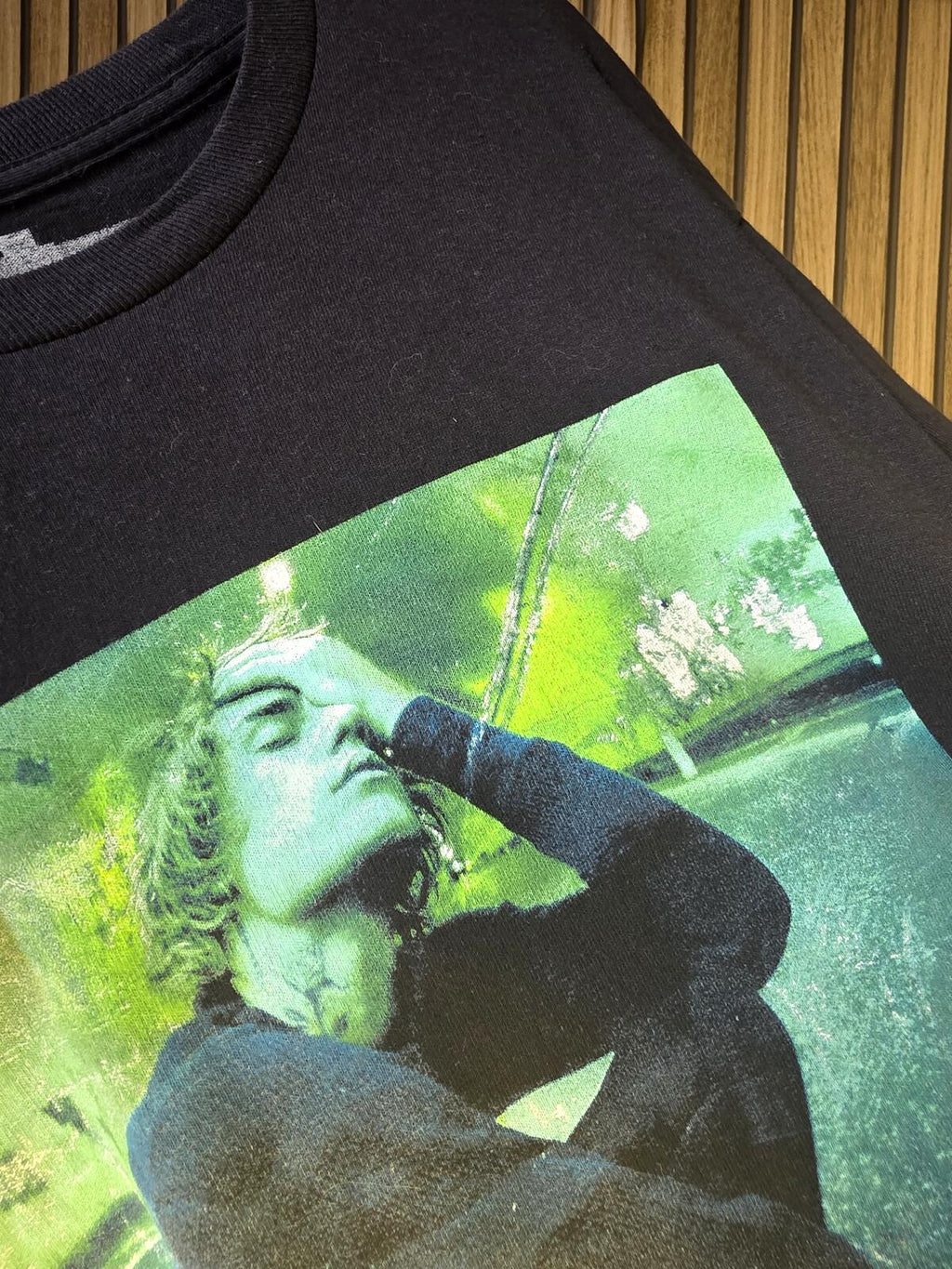 Justin Bieber Justice World Tour Graphic Long Sleeve T Shirt Black M