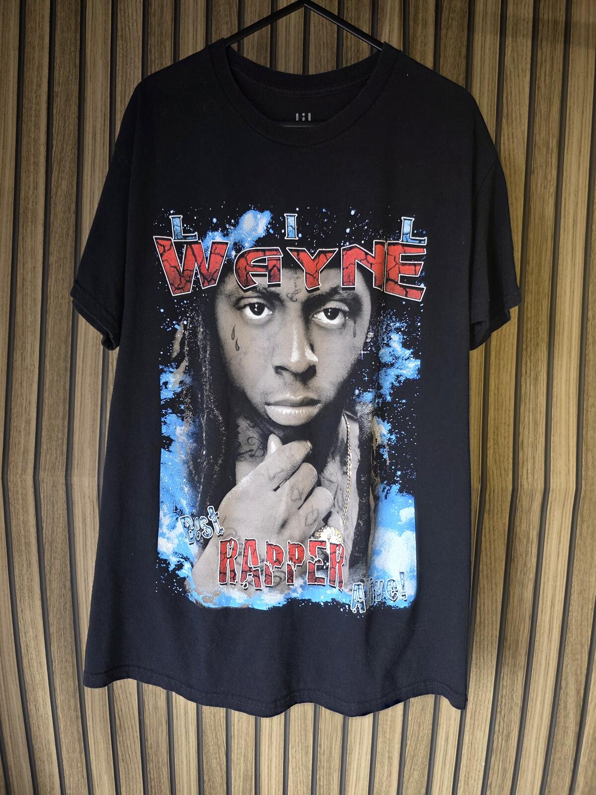 Lil Wayne Rapper Graphic T Shirt Black M