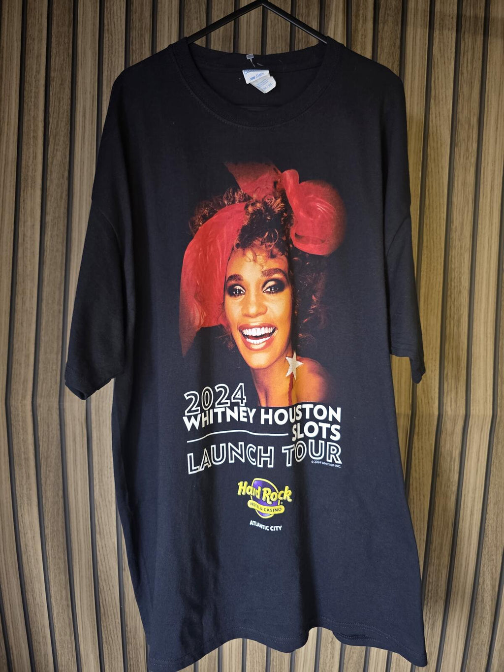 Whitney Houston Launch Tour 2024 Graphic T Shirt Black XL