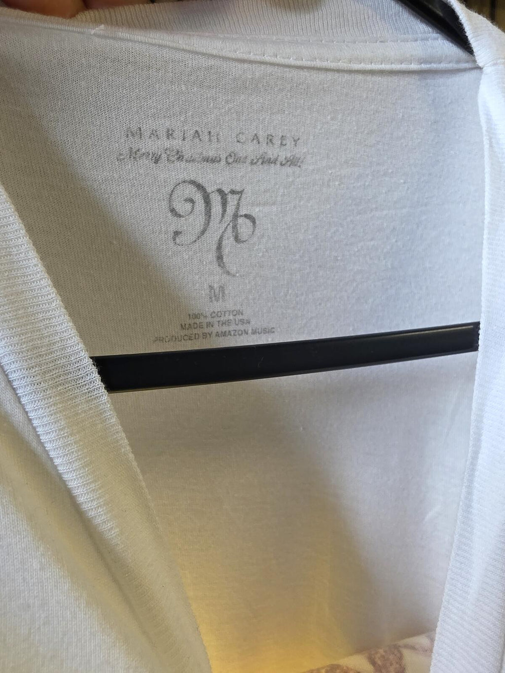Mariah Carey It's Time! Graphic T Shirt White Regular M
