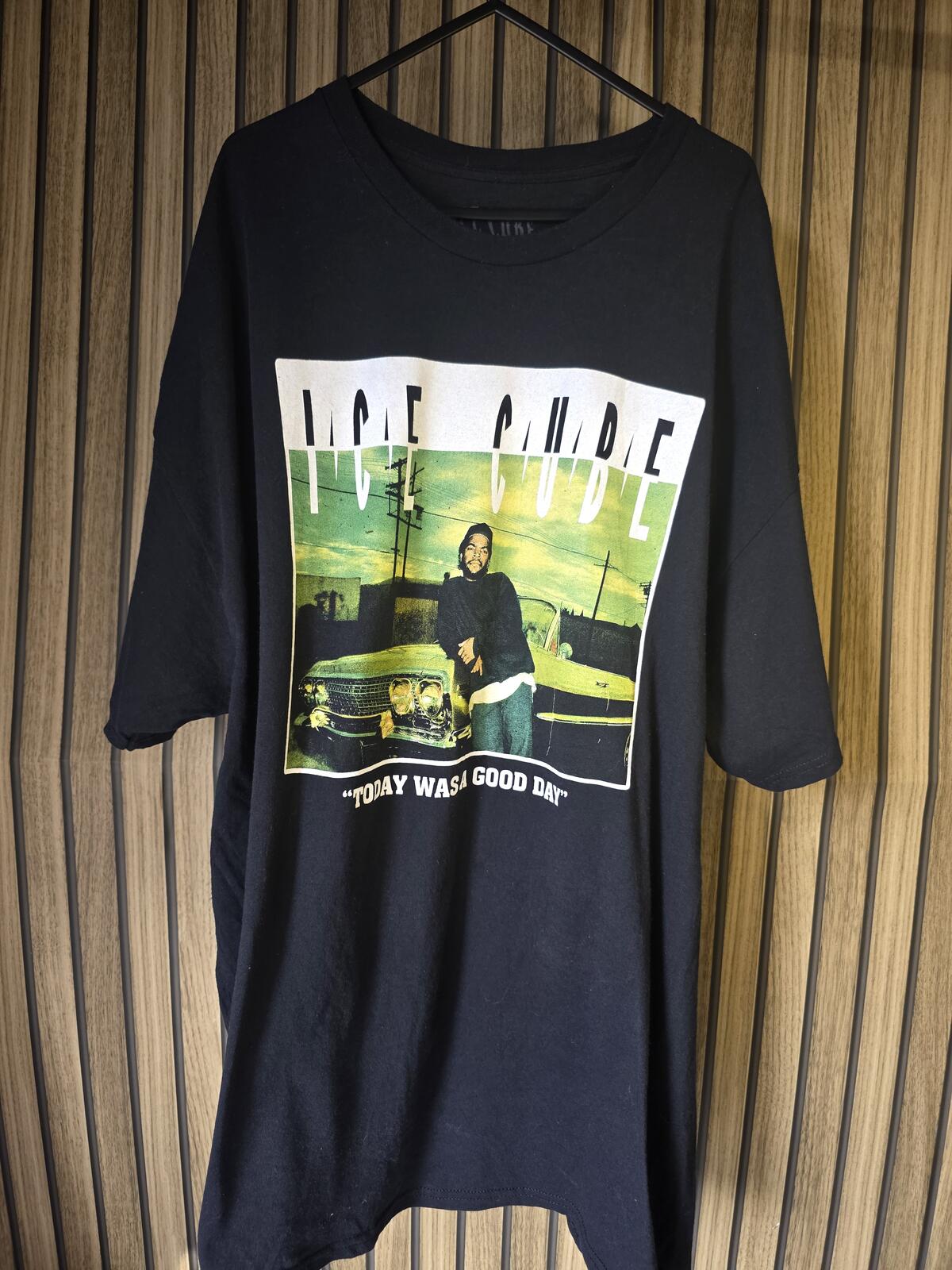 Ice Cube Graphic T-Shirt L.A. Album Print Black 2XL