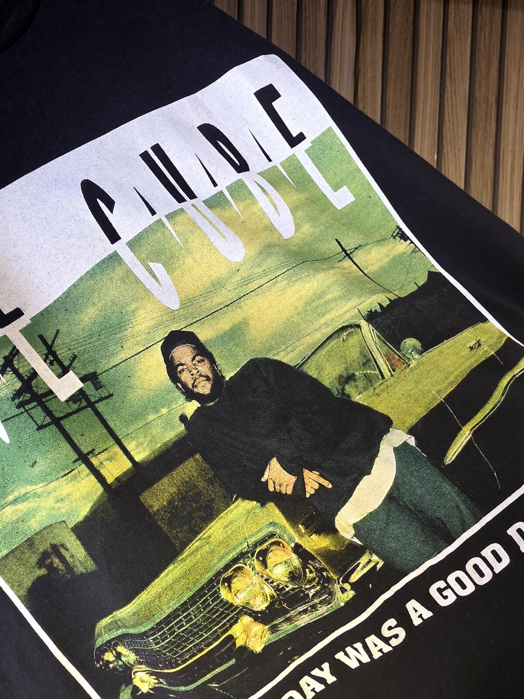 Ice Cube Graphic T-Shirt L.A. Album Print Black 2XL