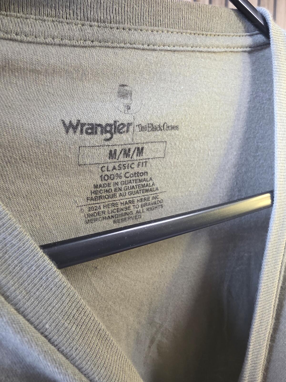 Wrangler The Black Crowes Graphic Band Tee Grey Regular M