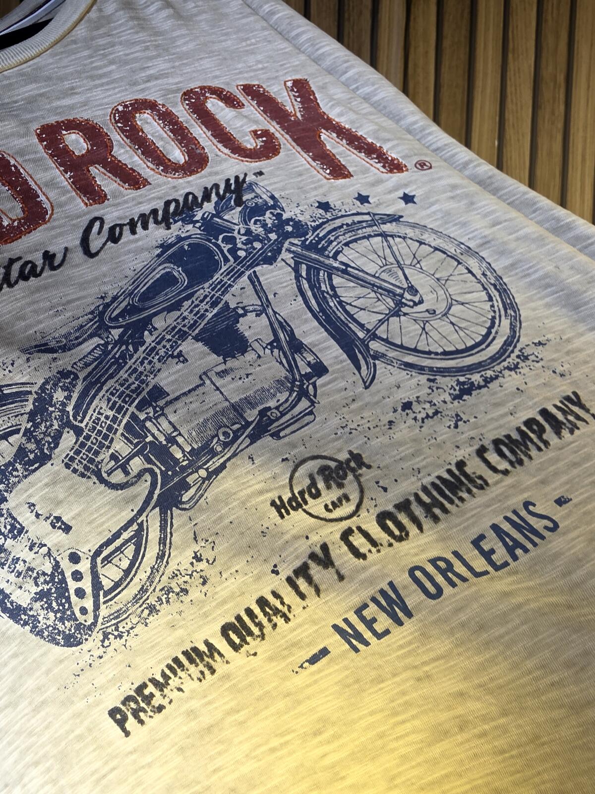 Hard Rock Guitar Company T-Shirt Cream XXL