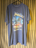 Judas Priest USA Tour 1991 Graphic T Shirt Heather Grey Regular L