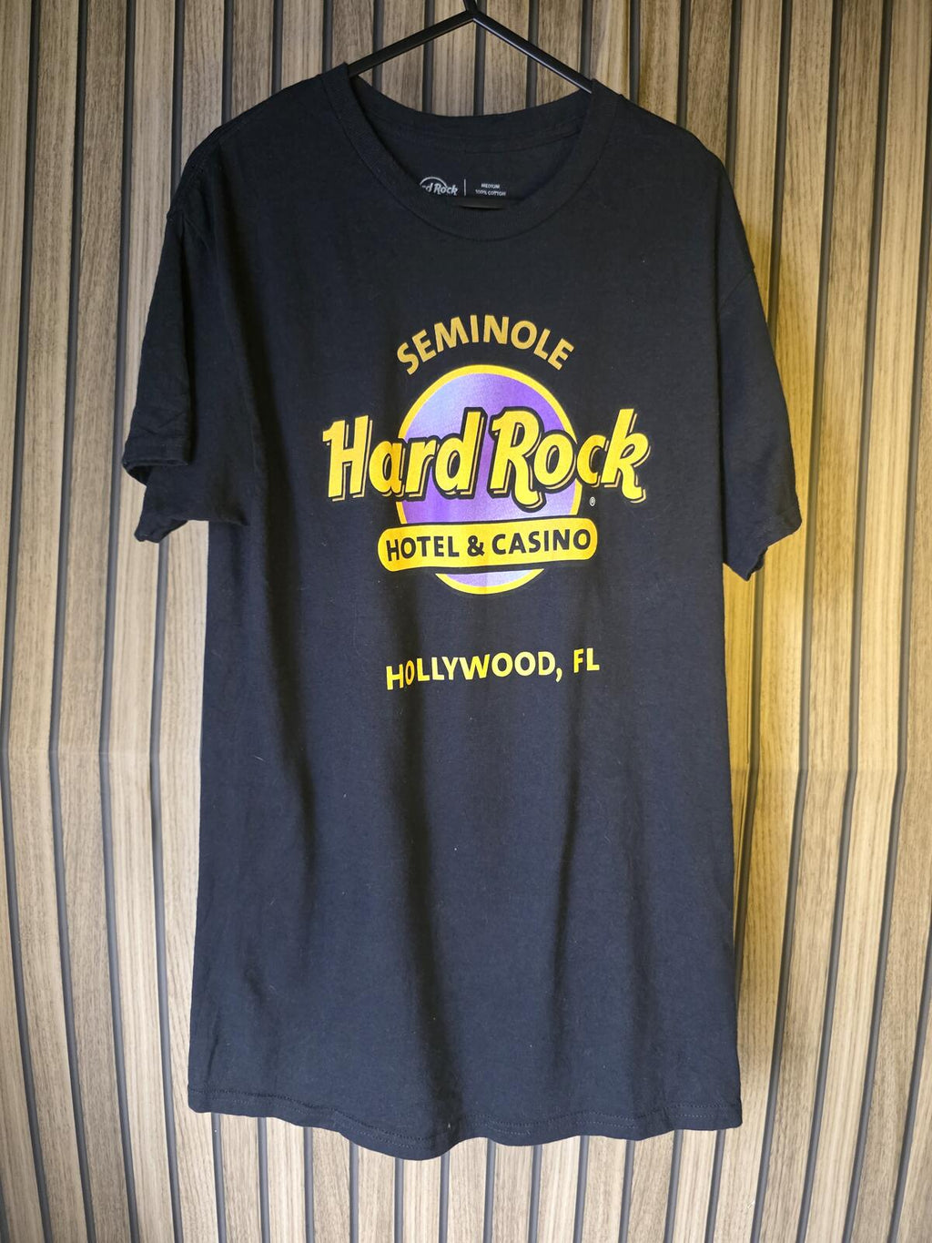 Hard Rock Seminole Hotel & Casino Graphic T Shirt Black Medium