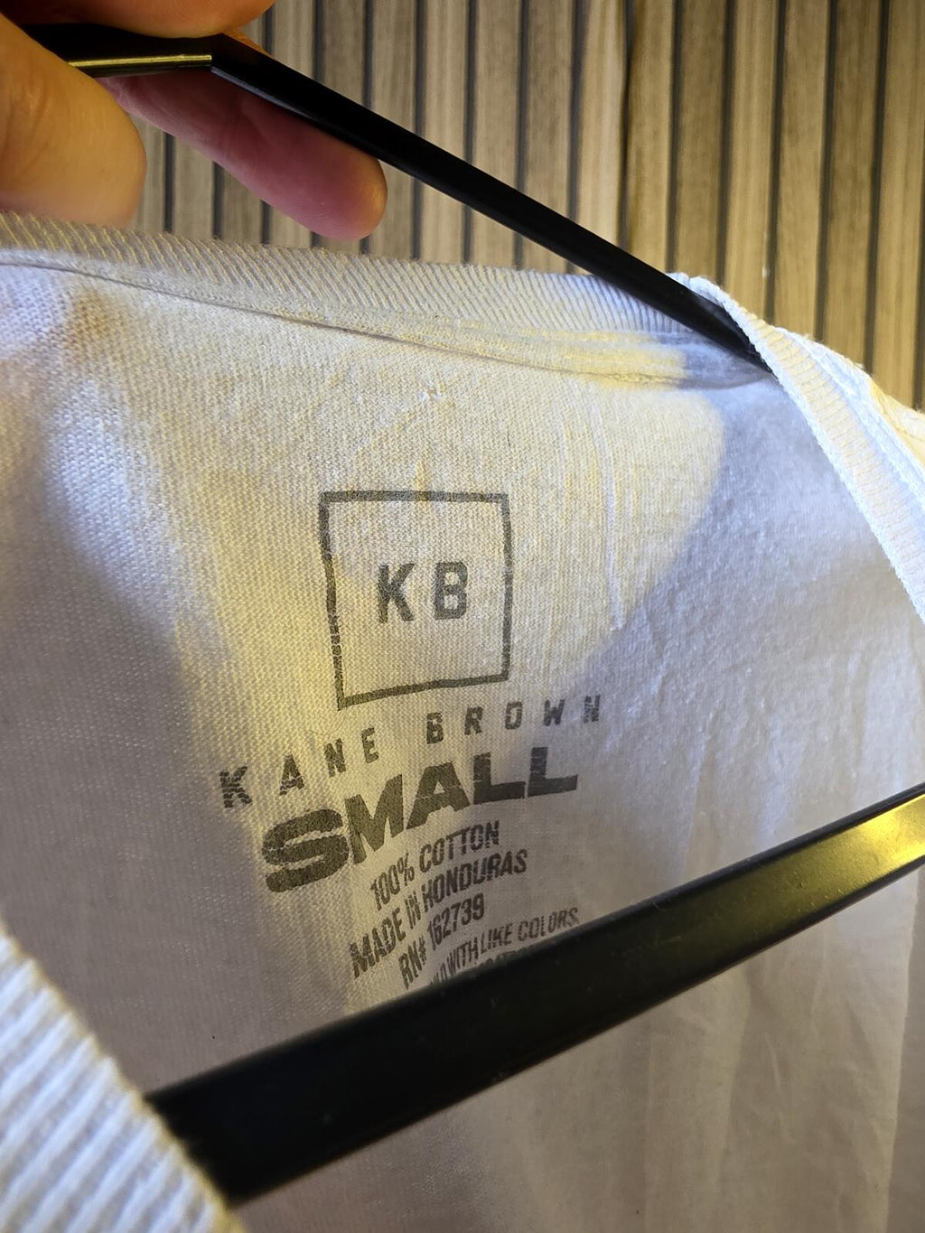 Kane Brown Small Graphic T Shirt White Black Orange Size S