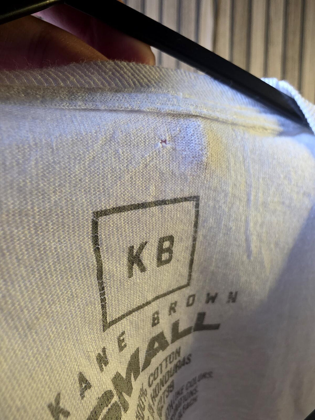 Kane Brown Small Graphic T Shirt White Black Orange Size S