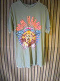 Van Halen Lion Graphic T Shirt Olive Khaki Size S