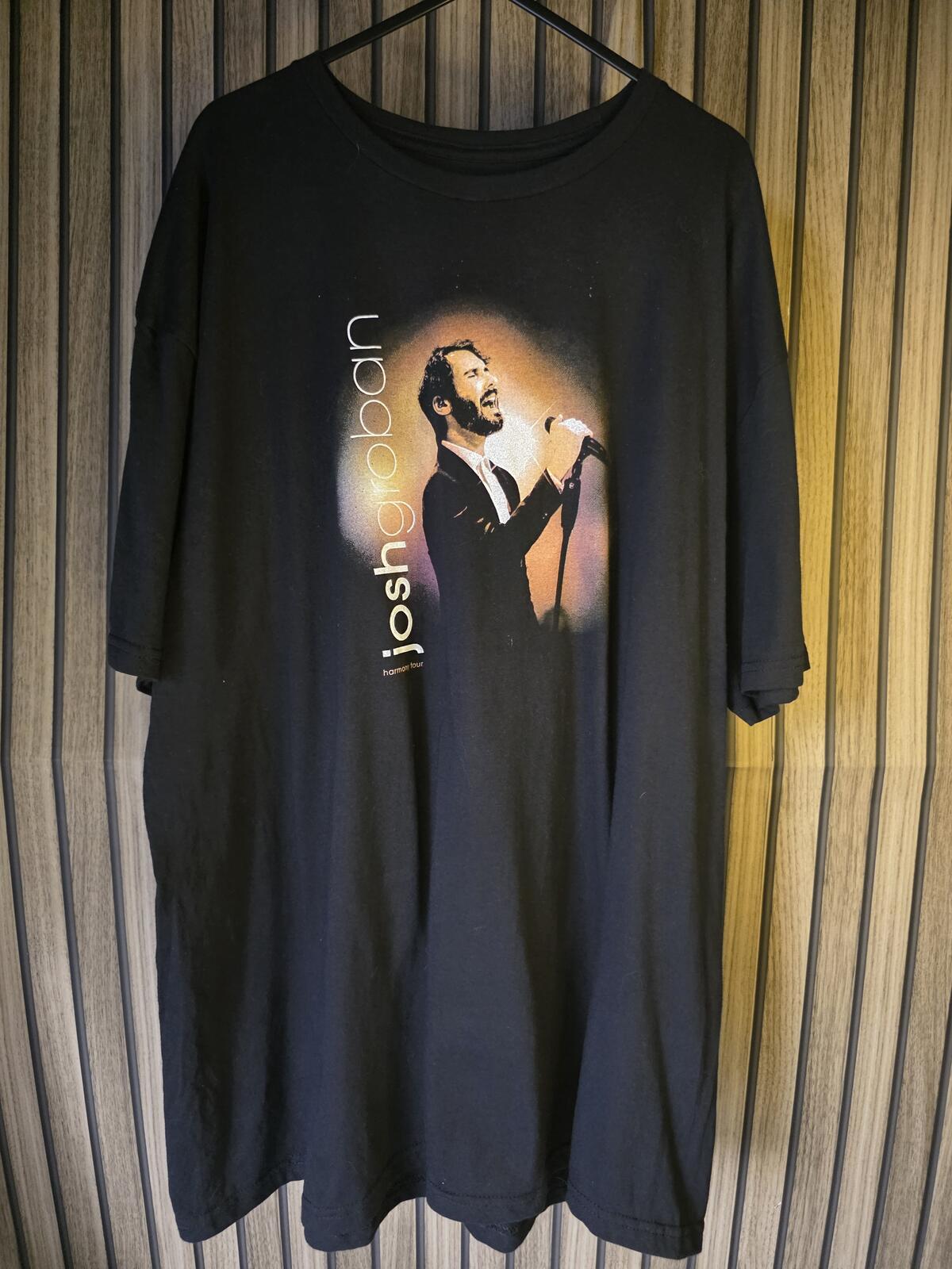 Josh Groban Harmony Tour Black Graphic T-Shirt XXL