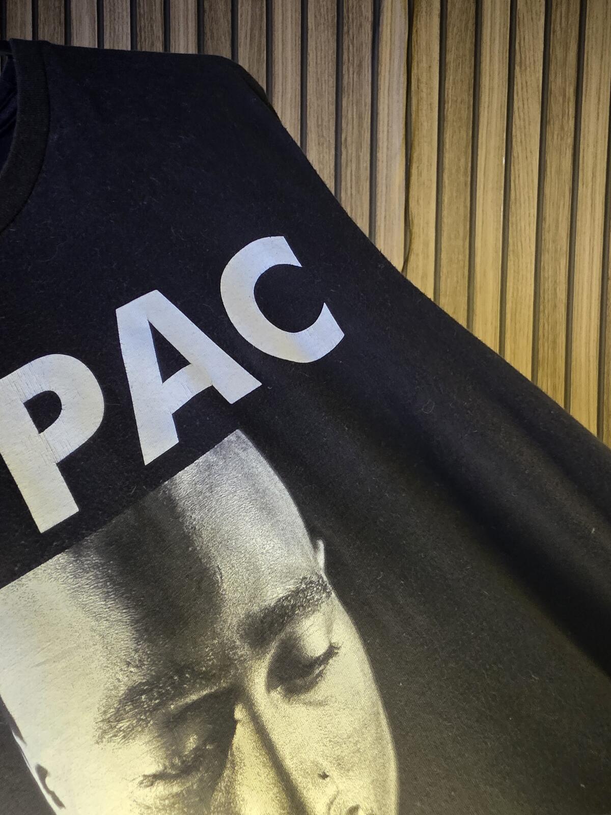 Tupac Trust Nobody Graphic T Shirt Black Regular S