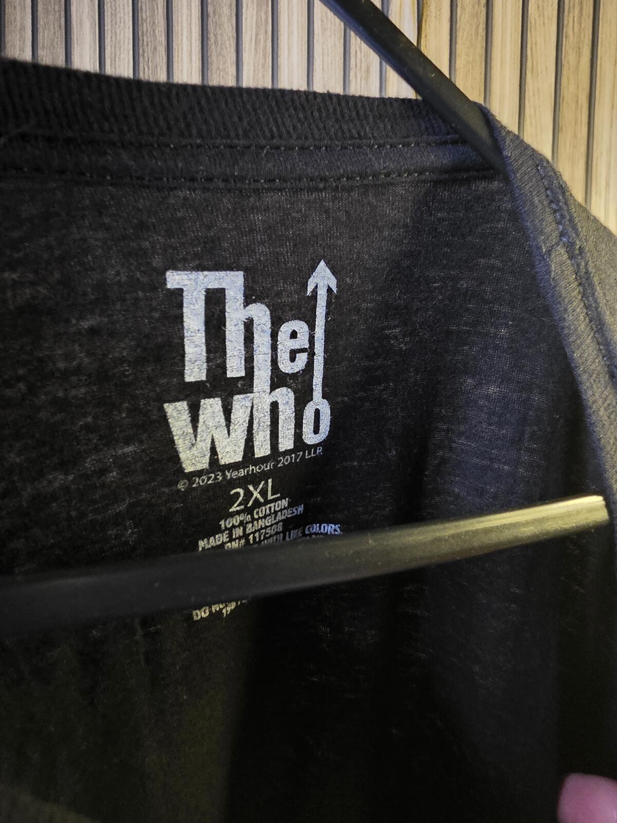 The Who Graphic Band T-Shirt Black 2XL