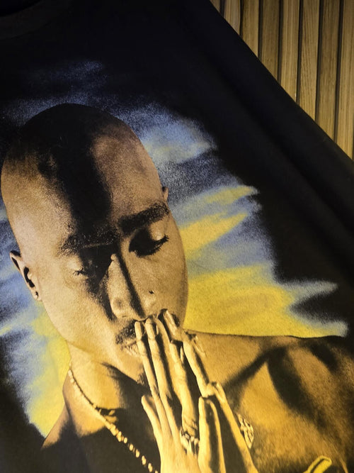 2Pac Me Against the World Graphic T-Shirt Black M