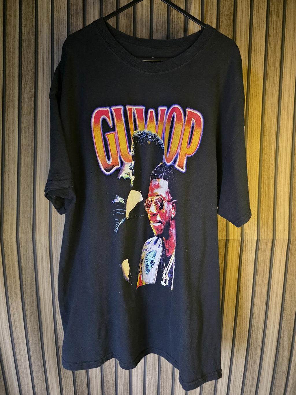 Gucci Mane Guwop Graphic T Shirt Black Size L