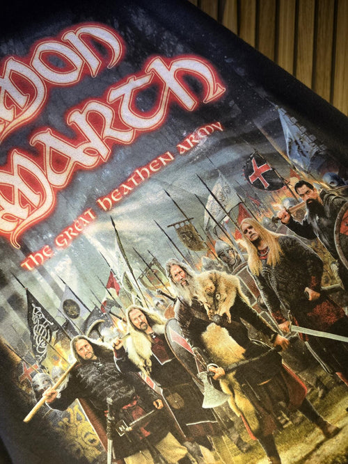 Amon Amarth The Great Heathen Army North America 2022 Tour T Shirt Black M