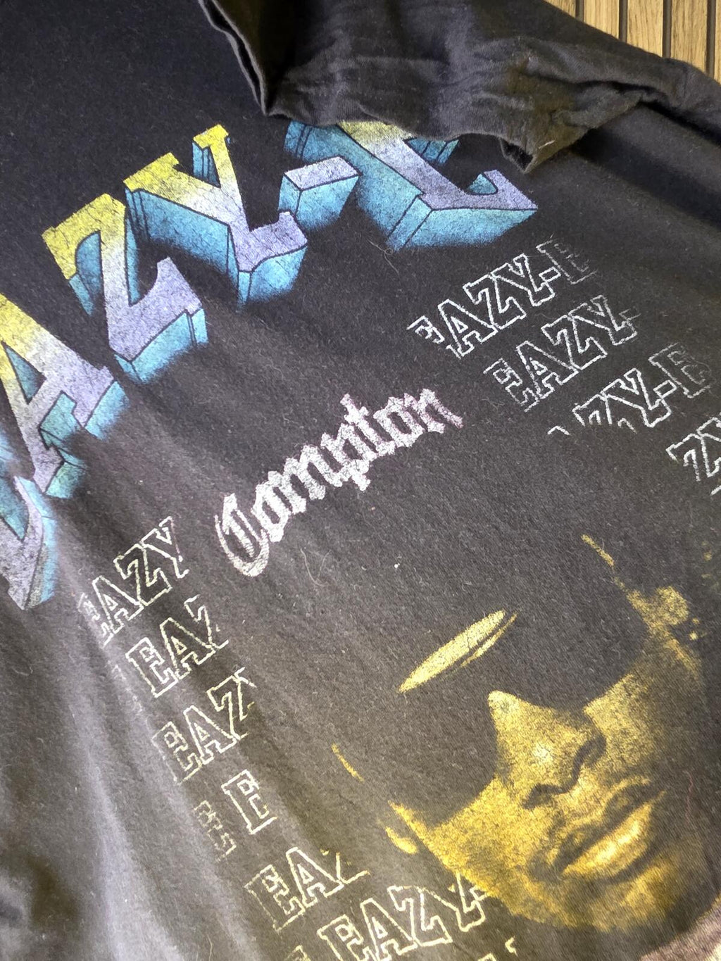 Eazy-E Compton Graphic T-Shirt Black Large