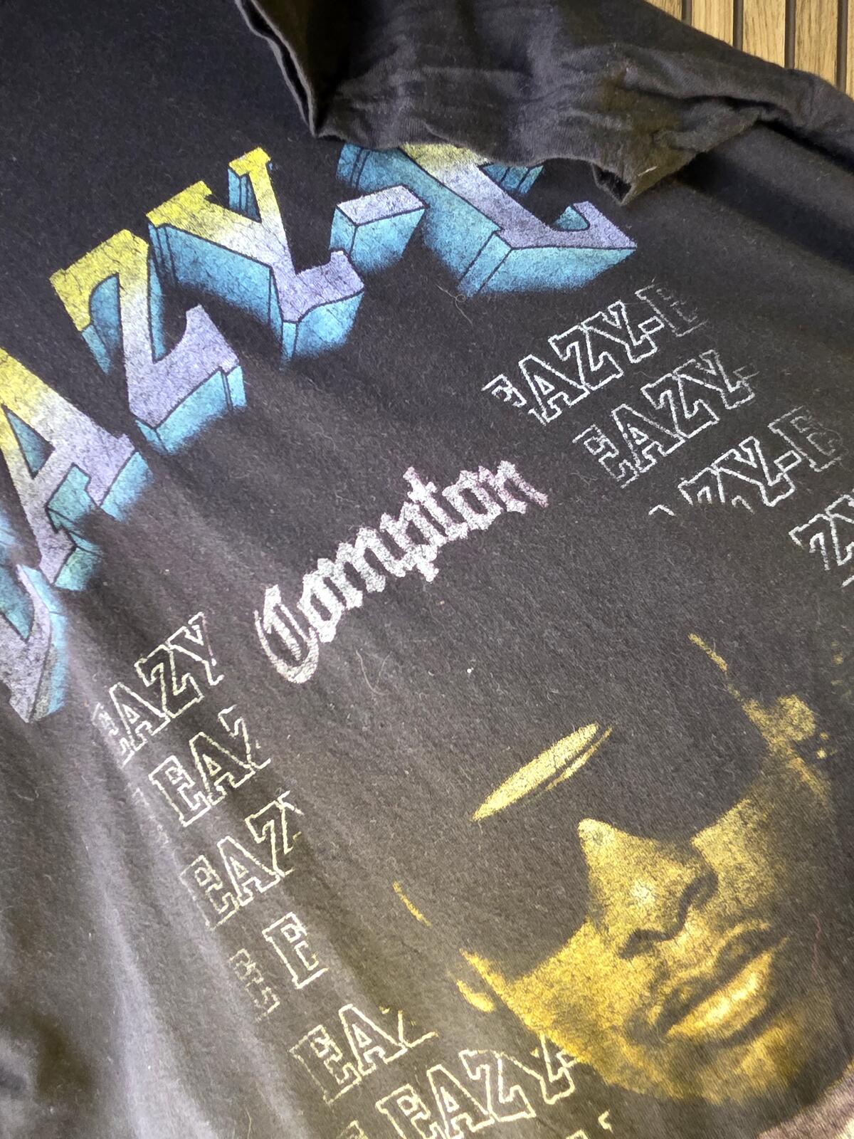 Eazy-E Compton Graphic T-Shirt Black Large